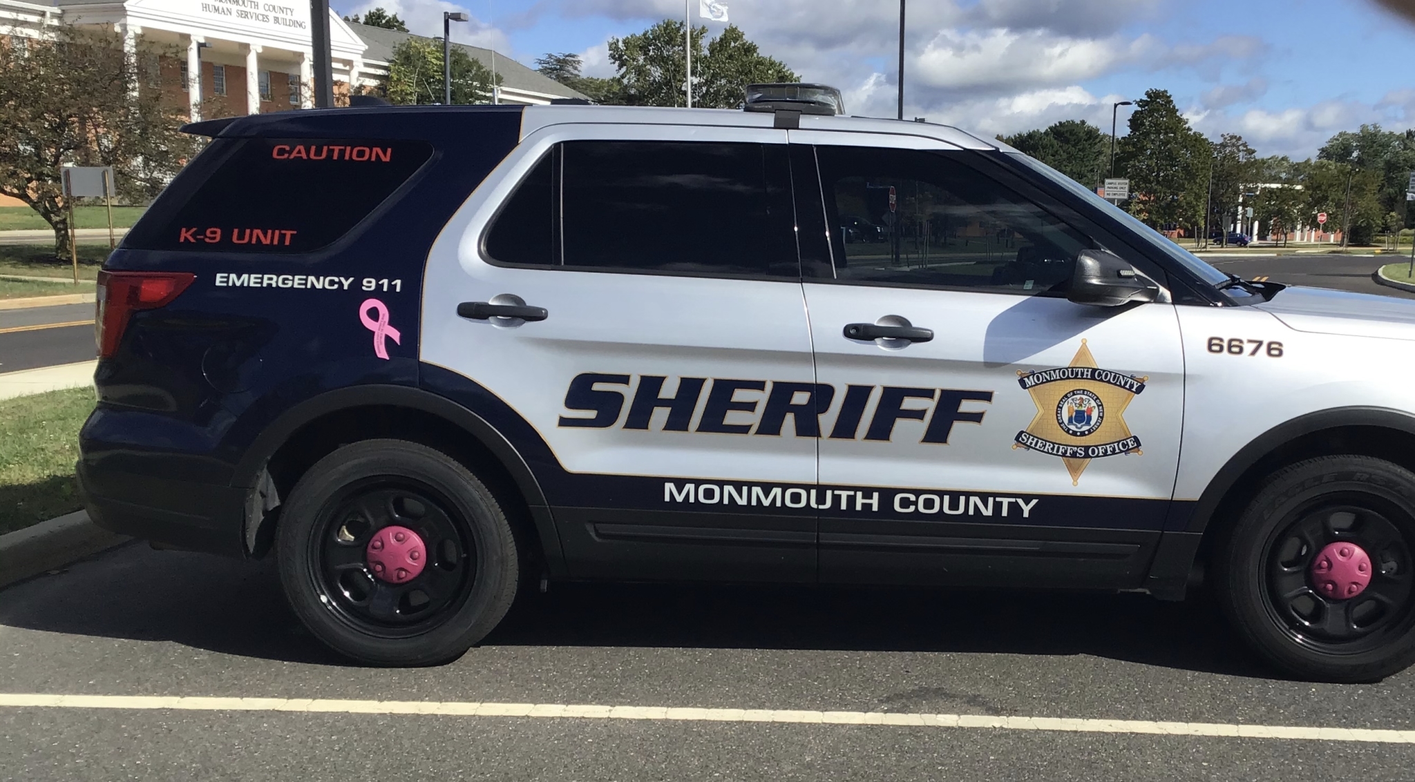 MONMOUTH COUNTY SHERIFF’S OFFICE GOES PINK FOR BREAST CANCER AWARENESS